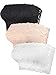 Hestya Women's Full Floral Lace Tube Bra Top Strapless Seamless Stretchy Bandeau, Lace Chest Wrap (L, Color Set 1)