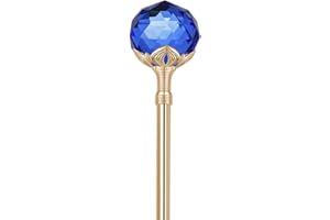 HAIQILIN Royal Blue Scepter Wands Princess Wand for Birthday Party Prom Sceptor