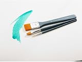 Winsor & Newton Foundation Acrylic Brush with Short Handle Pack of 6 view 4
