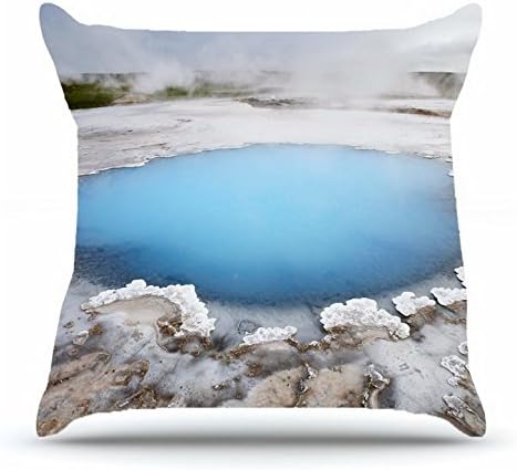 Jarrod Throw Pillowcase 18 x 18 Inches Cotton Pillow Cover Case with Hidden Zipper Decor Cushion Covers - Nature A Particular Lake Fog Nature For Car