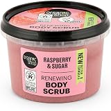 Organic Shop Renewing Raspberry Sugar Body Scrub 250ml Natural Exfoliant