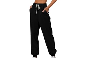 TAPANET Baggy Joggers Womens Sweatpants Cinch Bottoms Sweat Pant Workout Active Running Sport Joggers Trendy Fall Y2k Clothes