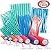 10 Rods per Pack Foam Curler Roller Set hair Twist Curls Flex Rods, Length 9