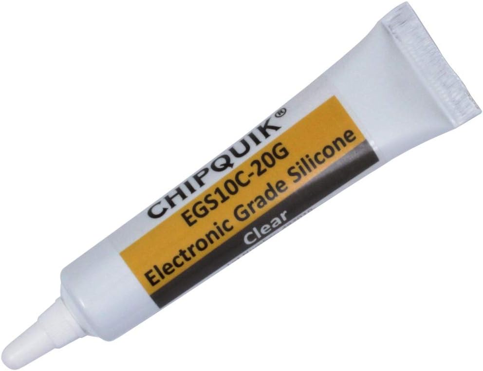 Electronics Grade Silicone Adhesive Sealant 20g Squeeze Tube (Clear)