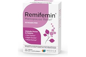 Remifemin Menopause Relief - Clinically Proven Ingredients - Menopause Supplements - Black Cohosh - Estrogen-Free - Made in Germany - 120 Tablets