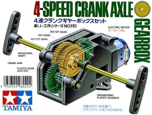 Amazon 4速クランクギヤーボックスセット タミヤ 楽しい工作シリーズ Tk110 コンパクトサイズで大きな力が取り出せるギヤボックスです ホビー用素材 通販 Amazon 4速クランクギヤーボックスセット タミヤ 楽しい工作シリーズ Tk110 コンパクトサイズで大きな力が取り出せるギヤボックスです ホビー用素材 通販
