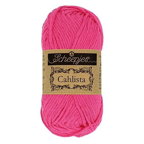 Scheepjes - Scheepjes Cahlista 114 Shocking Pink Yarn - 1x50g