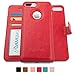 AMOVO Case for iPhone 7 Plus [2 in 1], iPhone 7 Plus Wallet Case [Detachable Wallet Folio] [Premium Vegan Leather] iPhone 8 Plus Wallet Case (iPhone 7 Plus&8 Plus (5.5