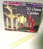 Biedermann & Sons Chime or Tree Candles 20-Count Box, Ivory