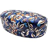 JAVOedge Style Eyeglass & Sunglasses Case - Extra Large Hard Shell Protective Case with Cleaning Cloth