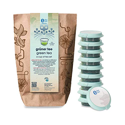 Shuyao Grüner Tee Set 10x naturreiner Tee mit Matcha Tee (30g)