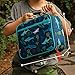 LONECONE Kids' Insulated Lunch Box - Cute Patterns for Boys and Girls, Shark Bite, Standard with Buckle