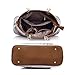 Realer Women's Handbags Purse Tote Bags Female Crossbody Bags 3 Pcs Shoulder Bags Top-Handle Handbag PU Leather Set