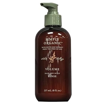 Amazon Com Simply Organic Volume Rinse Standard Hair