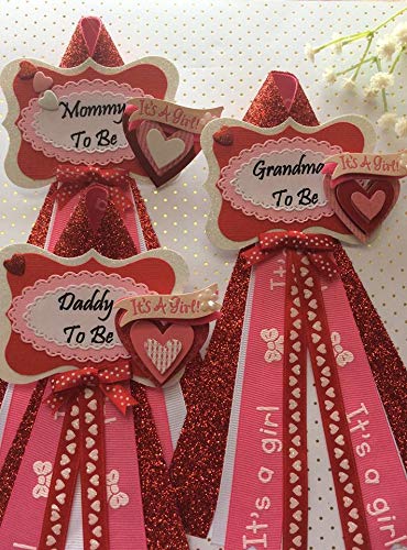 Amazon Com Valentine Theme Baby Shower Corsage It S A Girl Amazon Com Valentine Theme Baby Shower Corsage It S A Girl