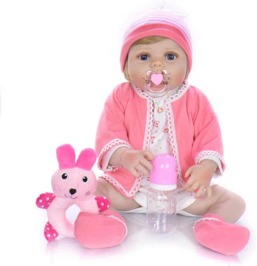 Prezzo WYCD Bambola Rinata Reborn Bambola Molle del Bambino di Simulazione Silicone Vinile Realistica Ragazza del Ragazzo 22pollici 57Centimetri Offerte