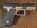 Sand Paper Pistol Grips (Peel-and-Stick) - Grip Tape Grip Enhancements for The CZ P-10 C - Full Coverage Kit - for Use with Small Palm Swell Grip Back Strap Only