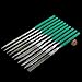 Fatmingo 10-Piece Precision Needle File Set 120 Grit, Super Hard Nickel Coated Diamond File Set, Jewelers Files for Filing Metal Ceramic Stone Jewelry Glass 5x180mm