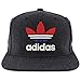 adidas Originals Men's Trefoil Chain Flatbrim Snapback Cap, Heather Navy, One Size