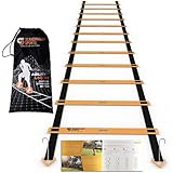 Agility Ladder - 12 Adjustable Rungs 19 Feet - Agility &amp; Speed Training Kit - Quickness Training Equipment For Faster Footwork And Better Movement Skills by Scandinavian Sports