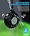 OJA OJA-Q50-black Shower Speaker, Mini Wireless Waterproof Bluetooth Speaker, 5W Driver, Suction Cup, Portable Speakerphone, Built-in Mic, Hands-Free Calling, Black