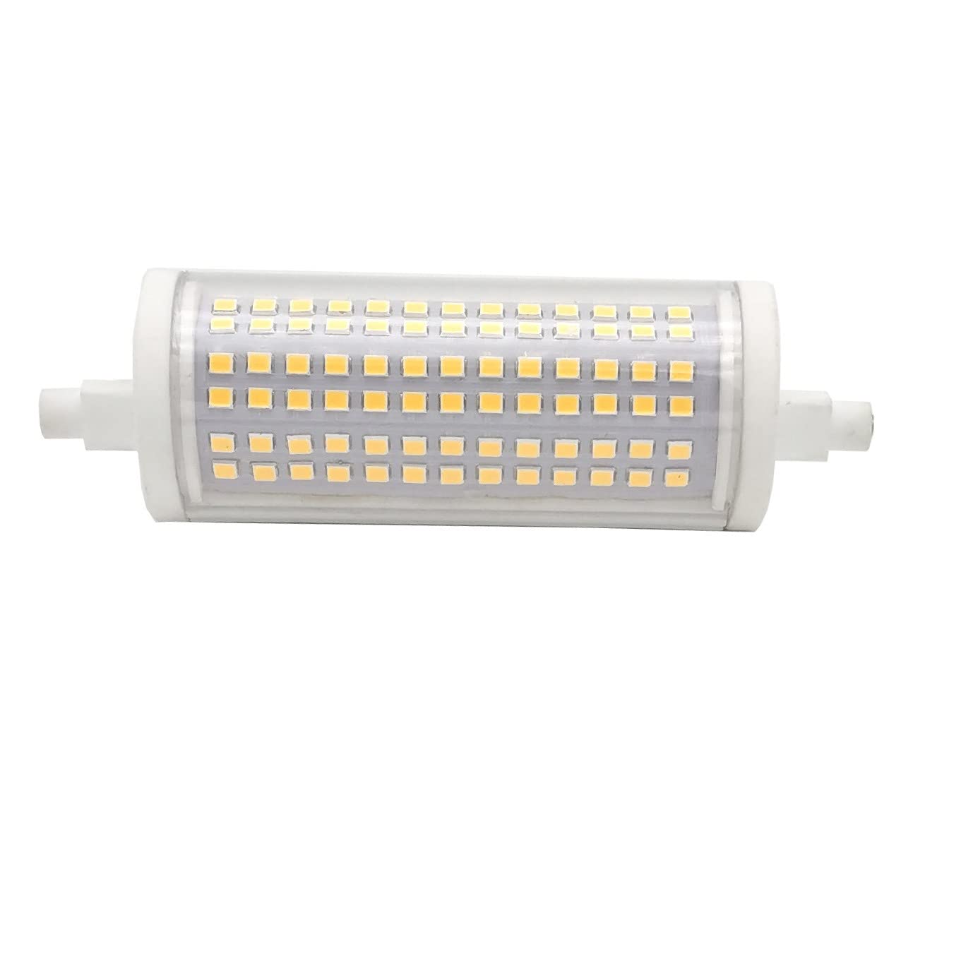 QLEE R7s Led Bulb 118mm 30w Dimmable Bulbs Led Halogen Replacement 300 Watt J Type Double Ended R7s Base 300w Equivalent Floodlight for Garage Floor Standing Light Warm Light
