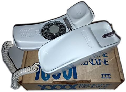 Rotary Trendline International Telephone & Telegraph Corp Corded Desk Phone