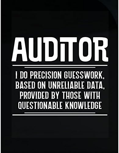 Auditor I Do Precision Guesswork - Sticker