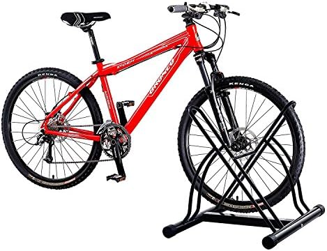 RAD Cycle Products Mighty Rack Two Bike Floor Stand Bicycle Instant Park Bike Rack Cycle Stand - Pro-Quality! (2 Pack)
