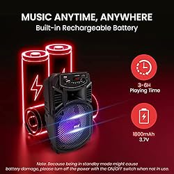 Pyle Portable Bluetooth PA Speaker System-300W