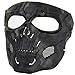 WoSporT Skull Airsoft Paintball Mask Full Face Tactical Mask with Eye Protection for Tactical Outdoor,CS Game,War Game,Ideal Mask for Halloween, Cosplay, Costume Party and Movie Prop