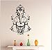 Vinyl Wall Decal Sticker Art Decor Bedroom Ganesh Elephant GOD OM Yoga Buddha Mandala Ganapati Wall Decal