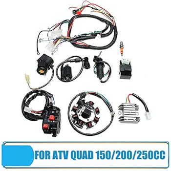 Amazon.com: Tusk Enduro Lighting Kit Replacement Wire ... crf250x wiring harness 