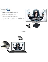 Transmisor inalámbrico y receptor W2H Mini wihd HDMI Apoyo 1080P 3d hasta 10 m 33 ft para reproductor de TV Proyecto HD