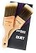 Perdura Duet Sash Trim Paint Brush Twin Pack - 2 inch Professional Quality Flat and Angled Brushes for Cutting Trim and Detail Work - Water and Oil Based Paints - Contractor or DIY - Home Art + Craft