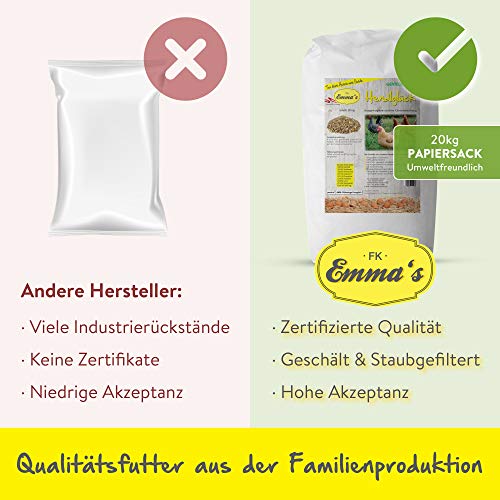 Emmas Hühnerfutter 20kg Hendlglück | Körnermischung für Legehennen | ohne Gentechnik | hergestellt in Ãsterreich | ausgewogenes Ergänzungsfutter für eine artgerechte Haltung und Ernährung – Bild 4