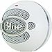 Blue Microphones Snowball USB Microphone - Textured White (4911-SBBN) with Pop Shield Universal Pop Filter Microphone Wind Screen with Mic Stand Clip