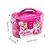 BUTEFO Kids Pretend Play Make up Kit, Fashion Play Set,Toys Kids Beauty Salon Set with Hairdryer Lipstick Mirror, Make-up Box