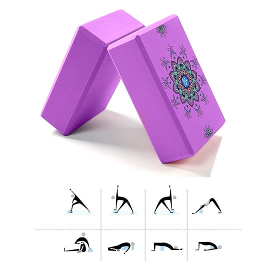 LKIHAH Alta Densidad De Espuma EVA Yoga Bloquear, Yoga Set ...