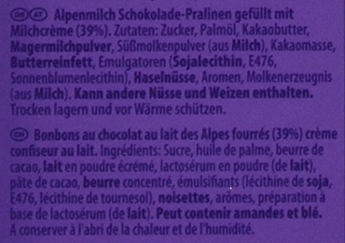Milka Herzlichen Glückwunsch Milchcrème - Geschenkverpackung mit Pralinen aus Alpenmilch Schokolade - 1 x 110g – Bild 6