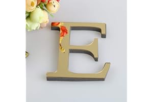 UJAKEL Metal Letters for Outdoor Signs Metal Letters 2 Inch Gold Letters Rustic Letters Home Letters Wall Decor Alphabet 3D Letters Letter A Decor 12 Inch Letters Sequin Letters Monogram Wall Decor