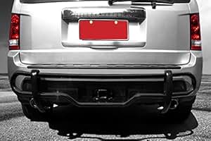 Amazon.com: Black Horse Off Road 8HO5A Black Rear Bumper ... off road bumper guard for honda minivan 