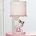 Lambs & Ivy Hello Kitty Lamp with Shade & Bulb, Pink/White