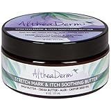 AltheaDerm Natural Stretch Mark and Itch Soothing Butter Pregnancy Cream and Oil in 1