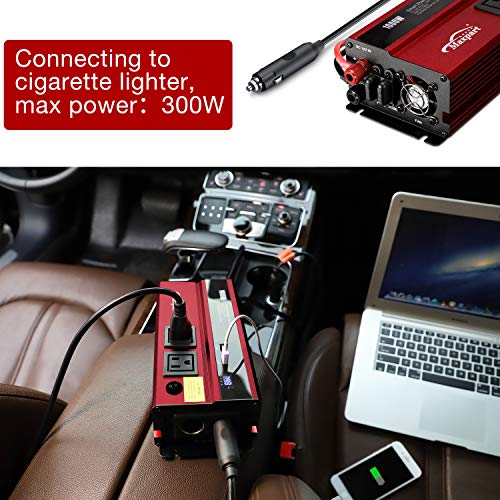 Maxpart 1000W Power Inverters,Car Power Inverter 1000W Inverter 12v to