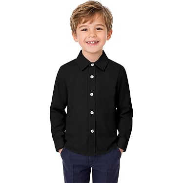 infant black dress shirt Amazon Best Sellers: Best Baby Boys' Button-Down & Shirts Children's place