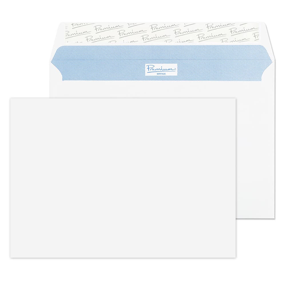 Blake Office C5 162 x 229 mm 120 gsm Peel & Seal Wallet Envelopes (34214) Ultra White Wove - Pack of 50