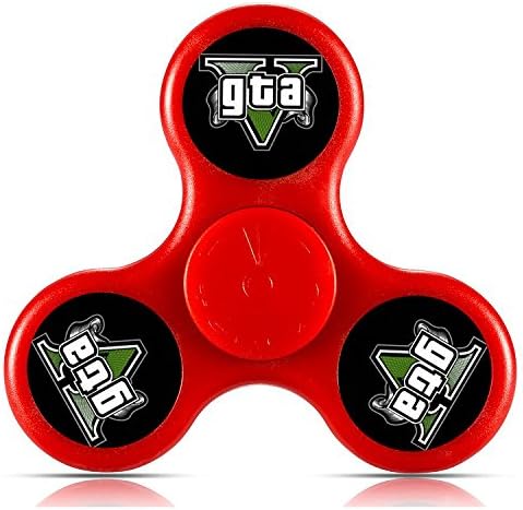 TRYMNHYAS-So Cool GTA_Five_Logo_Black Fidget Spinner High Speed Bearing ADHD Focus Anxiety Relief Toys for Children and Adults