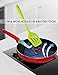 Silicone Kitchen Utensils Set 10 Pieces | Colorful Cooking Utensil | Soft Nonstick Kit with Solid Core | for Home Cooking, BBQ, Baking, Serving, Outdoor, Picnic, Camping, RV, Dorm, Lodge, Dorm, Gadget