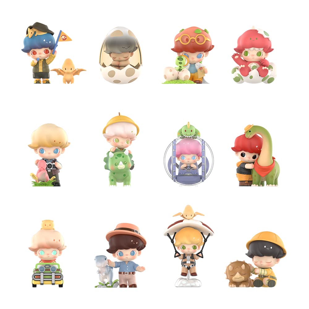 POP MART DIMOO Jurassic World Blind Box Figures, Random Design Toys for Modern Home Decor, Collectible Toy Set for Desk Accessories, 1PC